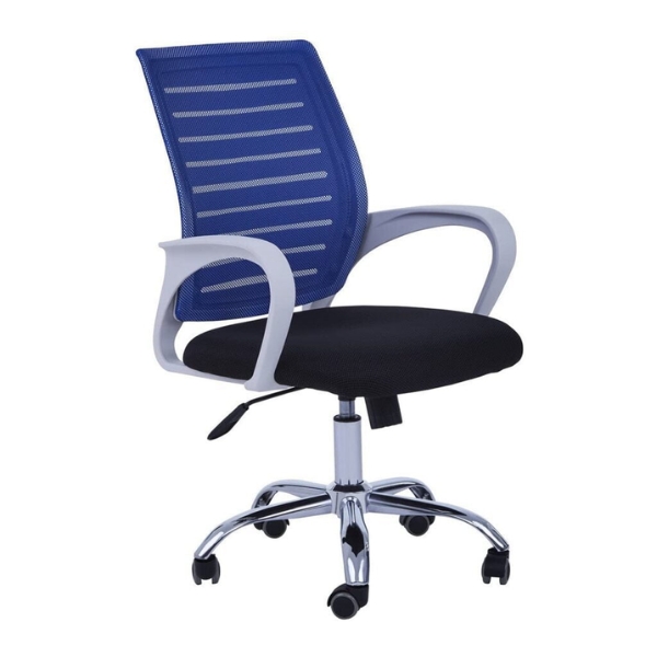Ghế lưới văn phòng giá rẻ khung nhựa trắng: SG - 340 - $hienthicat